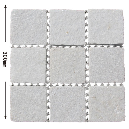 Natural stone small square bricks for outdoor courtyards and terraces, non-slip and wear-resistant floor tiles