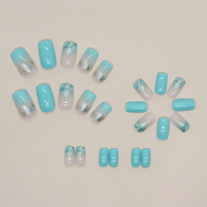24-Piece French Manicure Simple Short False Nails | Timeless Minimalist Nail Art