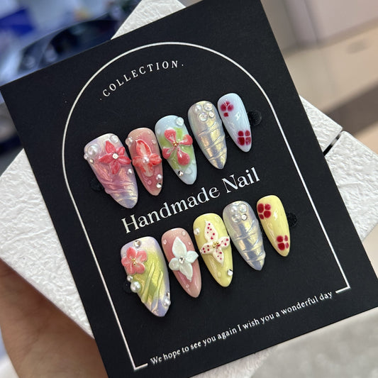 Personalized Nail Carving | Handmade Wearable Nails | High-End Wearable Nails