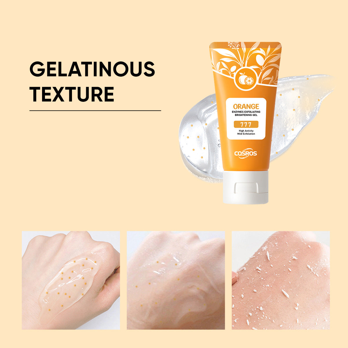 Cross-Border Hot Sale Products Orange Exfoliating Whitening GelExfoliating Gel in Stock