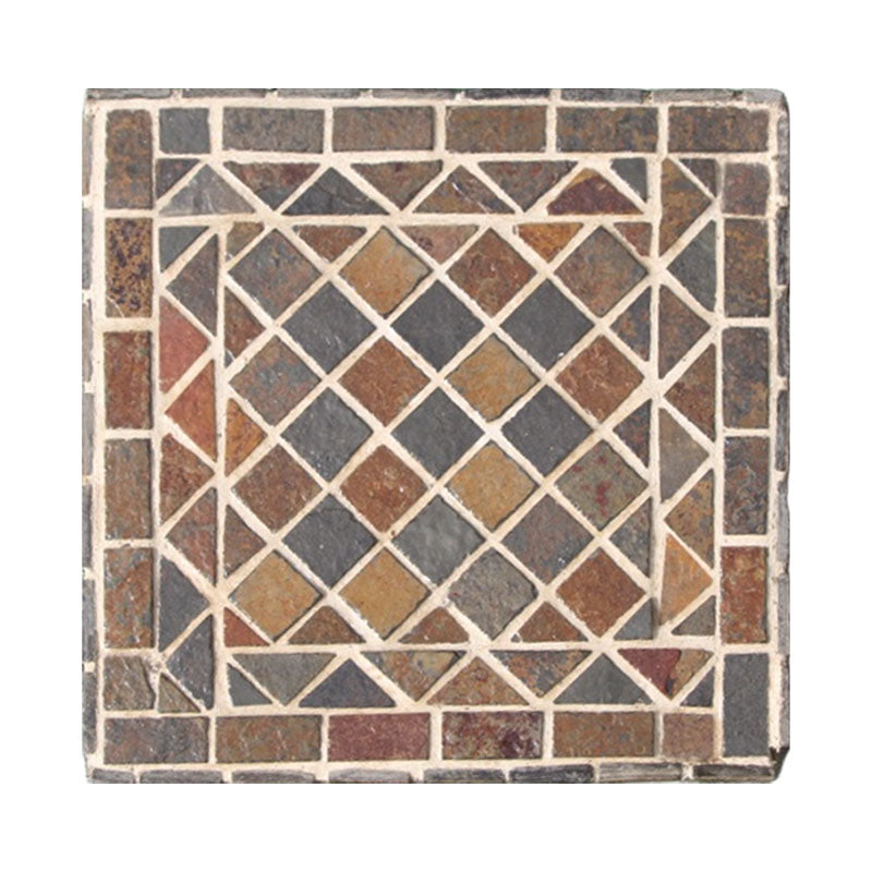 Rustic Natural Stone Stepping Stone for Garden Walkways