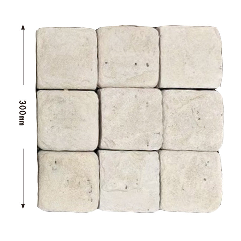 Natural stone small square bricks for outdoor courtyards and terraces, non-slip and wear-resistant floor tiles