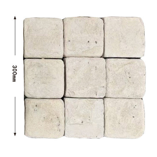 Natural stone small square bricks for outdoor courtyards and terraces, non-slip and wear-resistant floor tiles