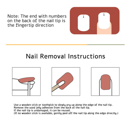 24-Piece European & American Style Almond-Shaped Short Brown Minimalist Wearable Nails | Elegant Modern Nail Art