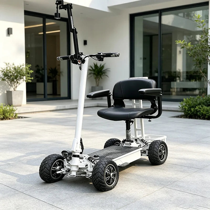 2026 New ZEBRA09 48V High-Quality Lightweight Electric Golf Cart – Foldable Single-Rider Scooter