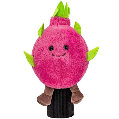 1PC Pitaya Dragon Fruit Plush Golf Wood Headcover Medium Size Cartoon Doll Golf Club Head Cover Protector Golf Accessories