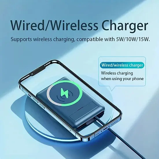 9 In 1 Fast Wireless Charger Stand Multi Cable Adapter Needle Card Storage Box