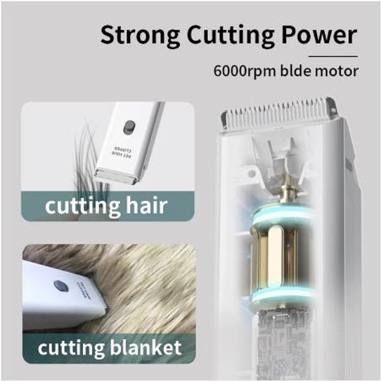 Dog Hair Clipper Pet Hair Trimmer Waterproof Professional Puppy Grooming Haircut