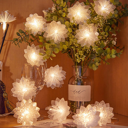 LED Optical Fiber Fairy Lights | Battery-Powered | Wreath/Holiday/Wedding/Party/Birthday Decor