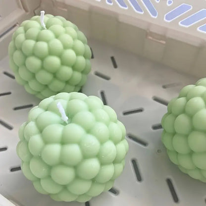 3D Silicone Candle Mold | Cylindrical Bubble Ball Shape | DIY Handmade Scented Candle Mold