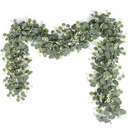 Artificial Green Leaves Vines | Fake Plants | Wedding Home Party Spring Decor