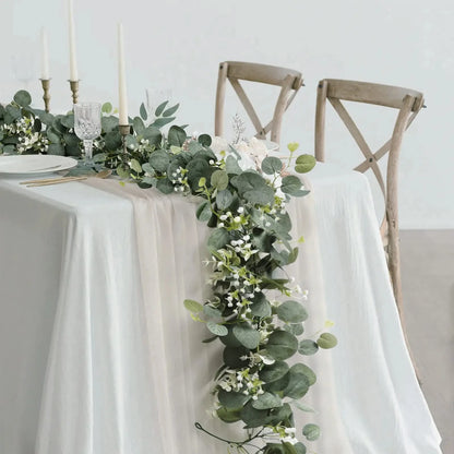 Artificial Green Leaves Vines | Fake Plants | Wedding Home Party Spring Decor