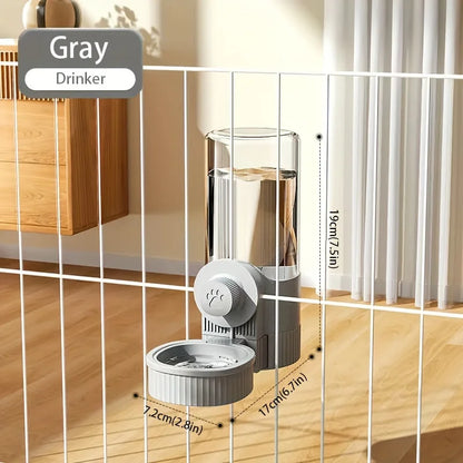 Hanging Automatic Pet Food Feeder Drinker Set | Gravity Cat Feeder Drinker