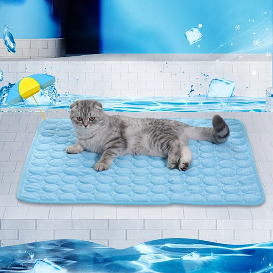 Pet Ice Mat Summer Cat Dog Sofa Nest Bed Small Dog Cooling Sleeping Mat Pet Durable Sofa Cooling Mat Blanket