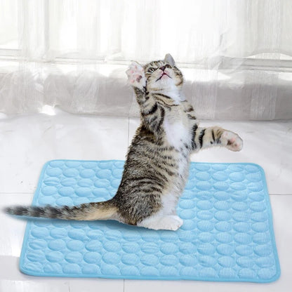 Pet Ice Mat | Summer Cat Dog Sofa Nest Bed Small Dog Cooling Sleeping Mat Pet Durable Sofa Cooling Mat Blanket