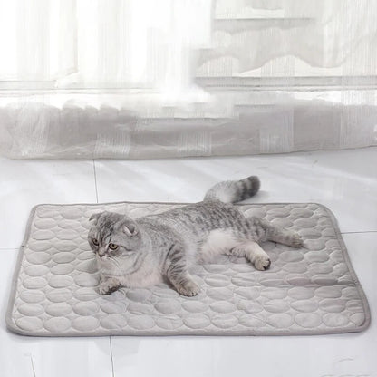Pet Ice Mat | Summer Cat Dog Sofa Nest Bed Small Dog Cooling Sleeping Mat Pet Durable Sofa Cooling Mat Blanket