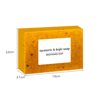 100g Turmeric Handmade Soap, Lemon Kojic Acid Soap, Shower and Face Soap