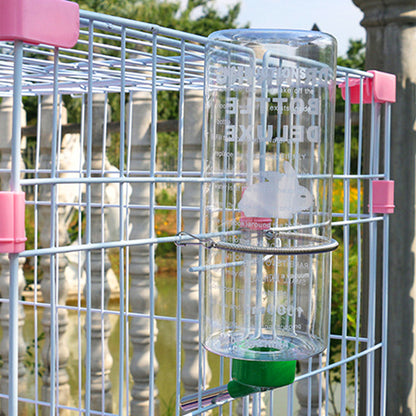 1 pc 1000m | Random Color Small Animal Automatic Water Fountain Hanging Water Bottle