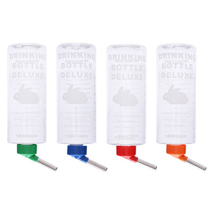1 pc 1000m | Random Color Small Animal Automatic Water Fountain Hanging Water Bottle