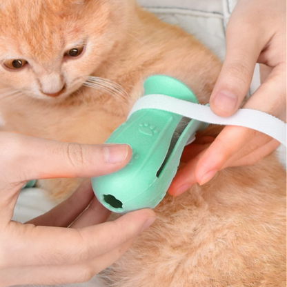 Cat Claw Protector Bath Boots | Adjustable Anti-Scratch Nail Covers