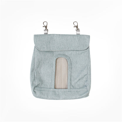 Hanging Bag Feed Bag Holder Feeding Dispenser Container | For Rabbit Guinea Pig Small Animals Pets