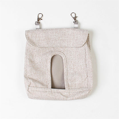 Hanging Bag Feed Bag Holder Feeding Dispenser Container | For Rabbit Guinea Pig Small Animals Pets