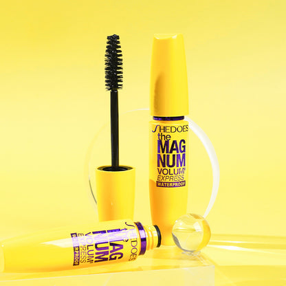 4D Black Lash Set Thickening, Lengthening, Curling, Waterproof Liquid Fiber Mascara