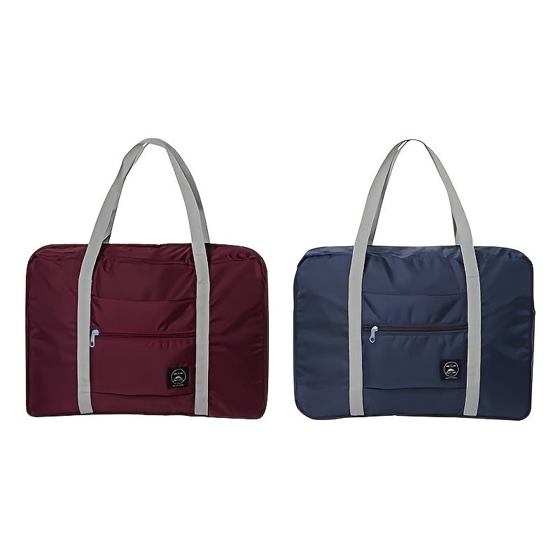 1 Set Foldable Large - Capacity Travel Duffle Bag, Expandable Gym Bag, Portable for Sports, Weekend Luggage for Check - in