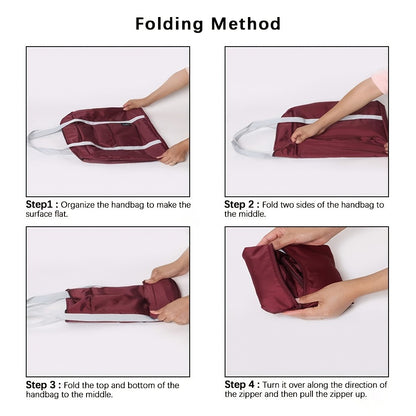 1 Set Foldable Large - Capacity Travel Duffle Bag, Expandable Gym Bag, Portable for Sports, Weekend Luggage for Check - in
