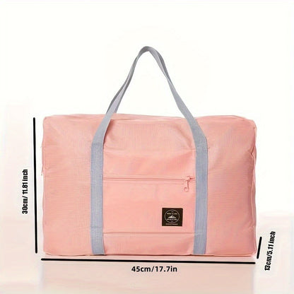 1 Set Foldable Large - Capacity Travel Duffle Bag, Expandable Gym Bag, Portable for Sports, Weekend Luggage for Check - in
