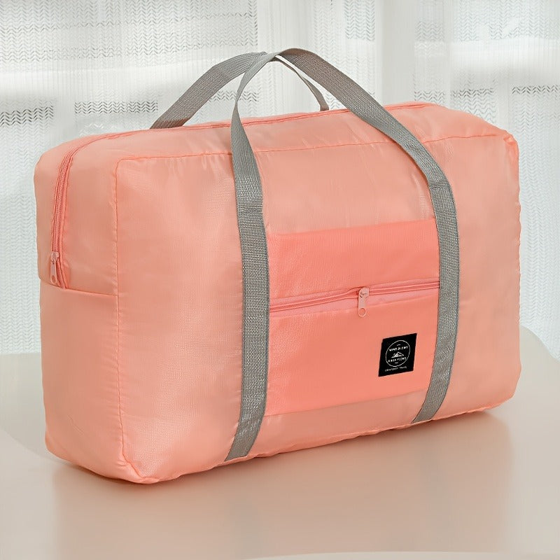 1 Set Foldable Large - Capacity Travel Duffle Bag, Expandable Gym Bag, Portable for Sports, Weekend Luggage for Check - in