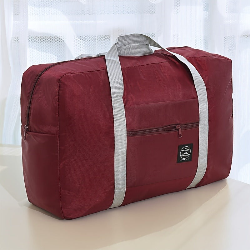 1 Set Foldable Large - Capacity Travel Duffle Bag, Expandable Gym Bag, Portable for Sports, Weekend Luggage for Check - in