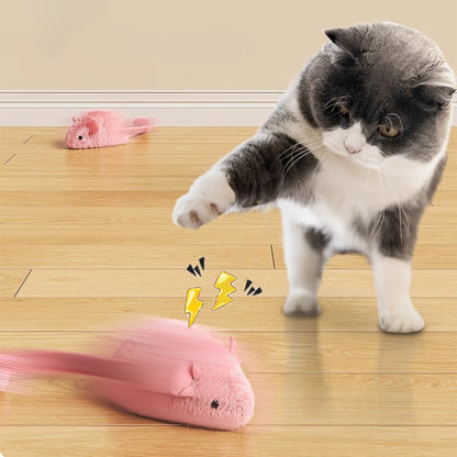 New Interactive Mouse Plush Cat Chew Toy | Relieve Boredom Interactive Pet Toy