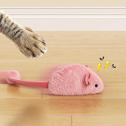 New Interactive Mouse Plush Cat Chew Toy | Relieve Boredom Interactive Pet Toy