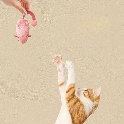 New Interactive Mouse Plush Cat Chew Toy | Relieve Boredom Interactive Pet Toy