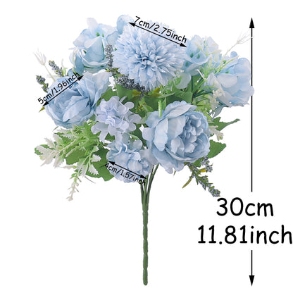 Beautiful Silk Peony Artificial Flowers | Vase Arrangements | Bridal Bouquet Wedding Decor