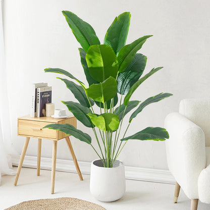 1pc Large Artificial Tropical Palm Tree | Fake Banana Plant | Home Office Tropical Decor