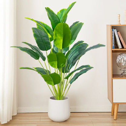 1pc Large Artificial Tropical Palm Tree | Fake Banana Plant | Home Office Tropical Decor