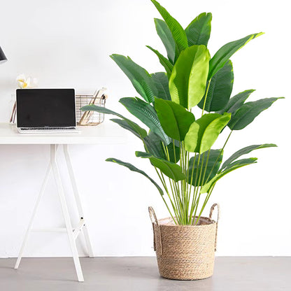 1pc Large Artificial Tropical Palm Tree | Fake Banana Plant | Home Office Tropical Decor