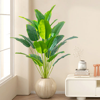 1pc Large Artificial Tropical Palm Tree | Fake Banana Plant | Home Office Tropical Decor