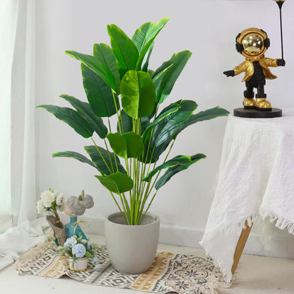 1pc Large Artificial Tropical Palm Tree | Fake Banana Plant | Home Office Tropical Decor