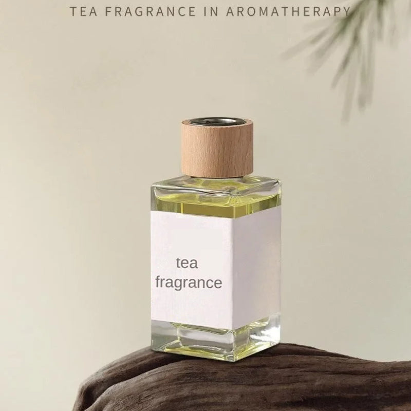 100ml Tea Fragrance Fire-free Aromatherapy Indoor Long-lasting Wardrobe Fire-free Essential Oil Ornaments for Home