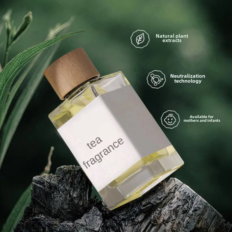 100ml Tea Fragrance Fire-free Aromatherapy Indoor Long-lasting Wardrobe Fire-free Essential Oil Ornaments for Home