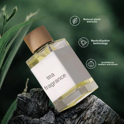 100ml Tea Fragrance Fire-Free Aromatherapy | Long-Lasting Essential Oil Ornament | Home & Wardrobe Use