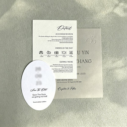 Premium wedding invitation cards with complete customization and personalized content design.