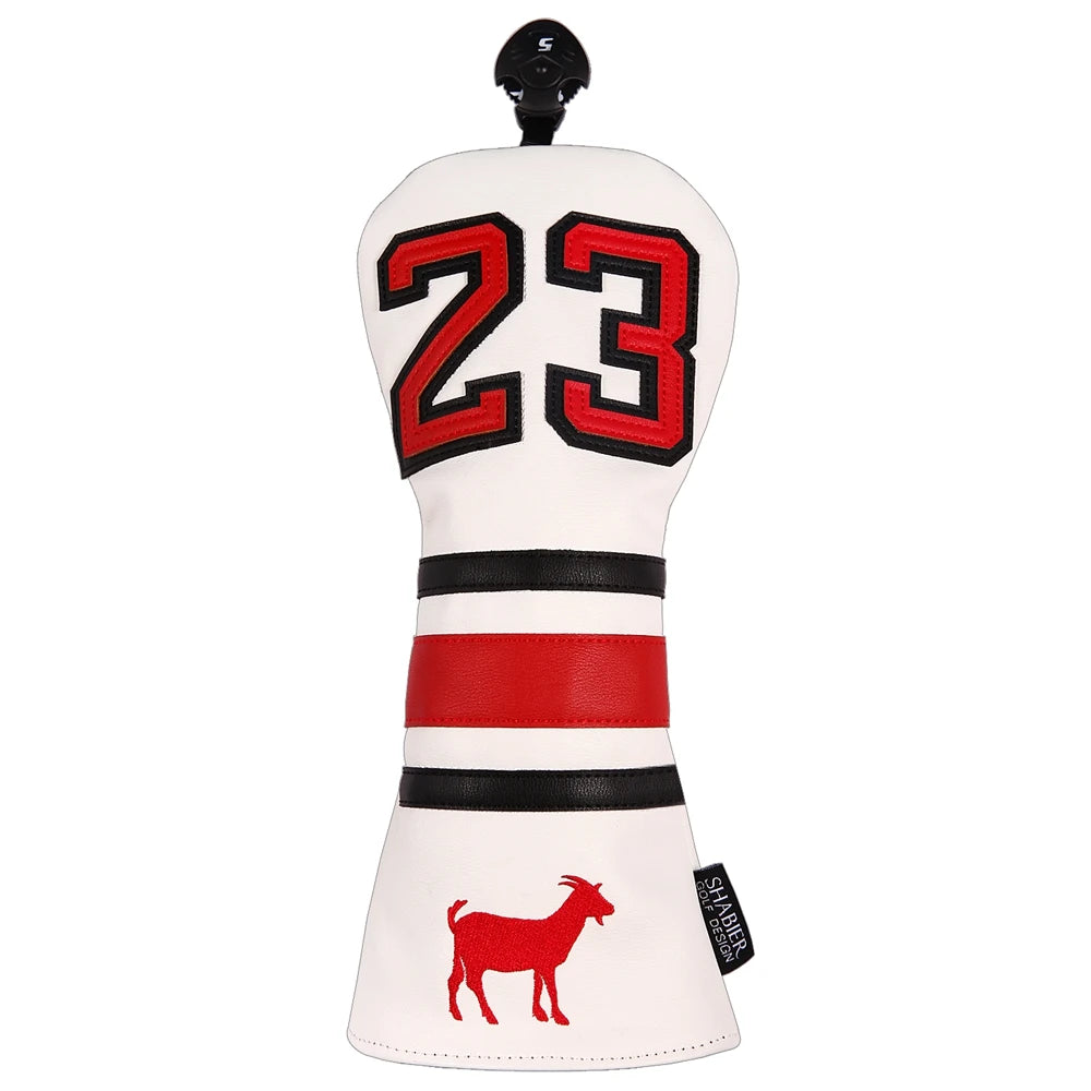 PU Leather Number 23 Golf Club Headcover Set Golf 460CC Driver and FW  Fariway Wood Hybird Cover