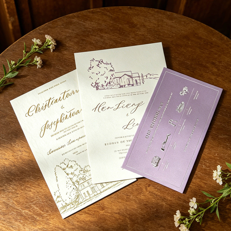 Personalized Paper Wedding Invitation Anniversary Greeting Card For Gifts Custom Postcard DIY Thank You Card Premium Custom Cards