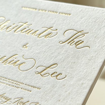 Custom Wedding Invitation Suite Personalized High-Grade Personalized Wedding Invitations | Embossed Wedding Cards