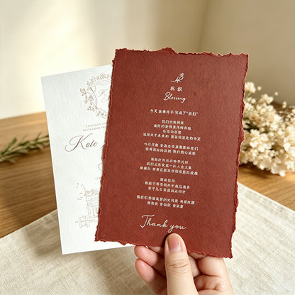 Personalized high-end custom wedding invitation design and production, greeting cards and invitations with high-end special craftsmanship