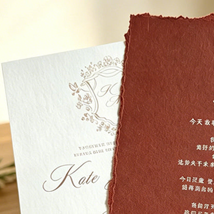 Personalized high-end custom wedding invitation design and production, greeting cards and invitations with high-end special craftsmanship